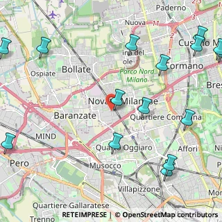 Mappa Via della meccanica, 20026 Novate Milanese MI, Italia (3.10733)