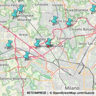 Mappa Via della meccanica, 20026 Novate Milanese MI, Italia (6.21727)