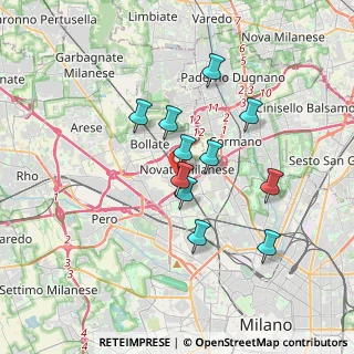 Mappa Via della meccanica, 20026 Novate Milanese MI, Italia (2.88818)