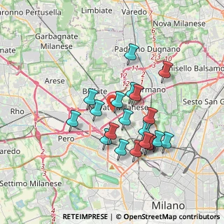 Mappa Via della meccanica, 20026 Novate Milanese MI, Italia (3.0965)