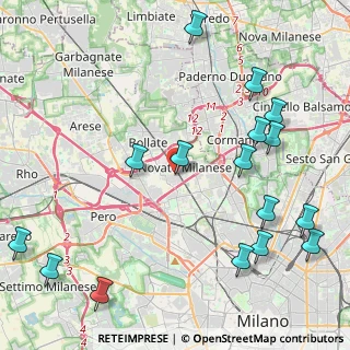Mappa Via della meccanica, 20026 Novate Milanese MI, Italia (5.45188)