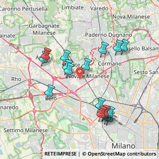 Mappa Via A Gramsci, 20026 Novate Milanese MI, Italia (4.01824)