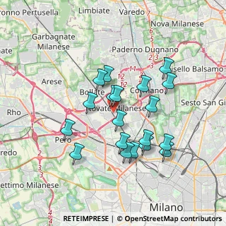 Mappa Via Virgilio, 20026 Novate Milanese MI, Italia (3.20579)