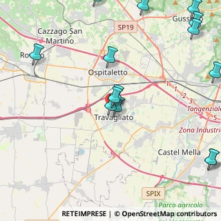 Mappa Via Rose, 25039 Travagliato BS, Italia (5.70571)