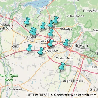 Mappa Via Rose, 25039 Travagliato BS, Italia (6.50385)