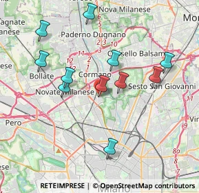 Mappa Via Roberto Fulton, 20161 Milano MI, Italia (3.71364)