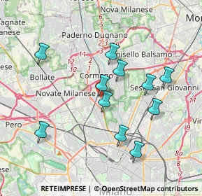 Mappa Via Roberto Fulton, 20161 Milano MI, Italia (3.53364)