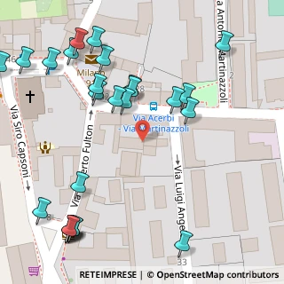 Mappa Via Roberto Fulton, 20161 Milano MI, Italia (0.072)