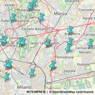 Mappa Via Pace, 20099 Sesto San Giovanni MI, Italia (6.1715)