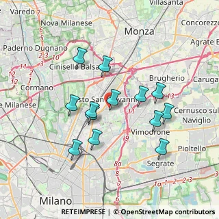 Mappa Via Pace, 20099 Sesto San Giovanni MI, Italia (3.23154)