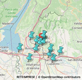 Mappa Via Ca' Spinella, 37024 Negrar di Valpolicella VR, Italia (10.67385)