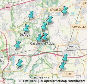 Mappa Piazza Sant'Antonio, 20062 Cassano d'Adda MI, Italia (3.92091)