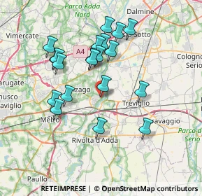 Mappa Piazza Sant'Antonio, 20062 Cassano d'Adda MI, Italia (6.877)