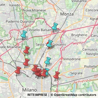 Mappa Via Isonzo, 20099 Sesto San Giovanni MI, Italia (4.70308)