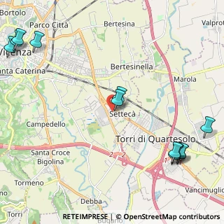 Mappa CC PALLADIO, 36100 Vicenza VI, Italia (3.04667)