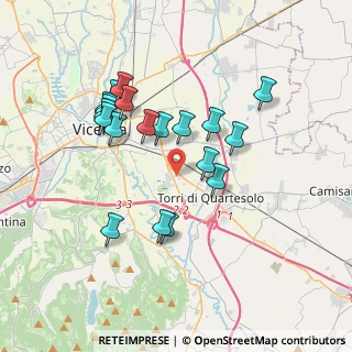 Mappa CC PALLADIO, 36100 Vicenza VI, Italia (3.37158)