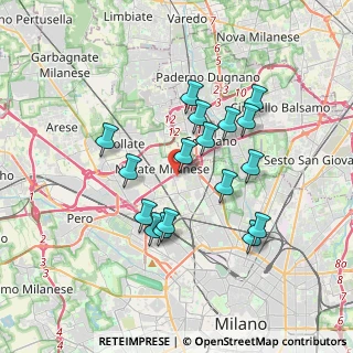 Mappa Via Francesco Baracca, 20026 Novate Milanese MI, Italia (3.20353)