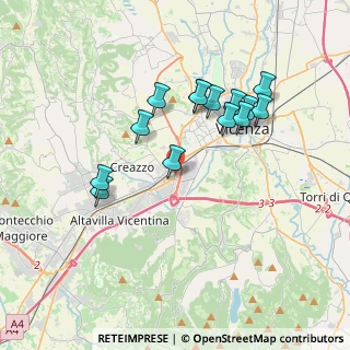 Mappa Quartiere Fieristico di Vicenza, 36100 Vicenza VI, Italia (3.375)