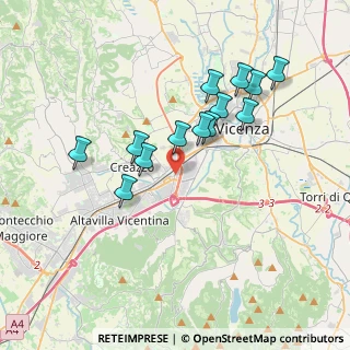 Mappa Quartiere Fieristico di Vicenza, 36100 Vicenza VI, Italia (3.34)