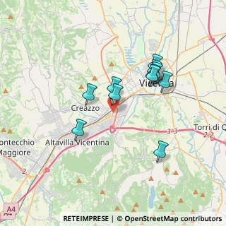 Mappa Quartiere Fieristico di Vicenza, 36100 Vicenza VI, Italia (3.12545)