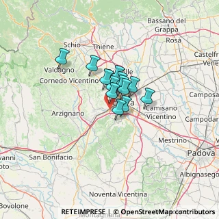 Mappa Quartiere Fieristico di Vicenza, 36100 Vicenza VI, Italia (7.08846)