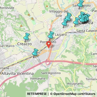 Mappa Quartiere Fieristico di Vicenza, 36100 Vicenza VI, Italia (2.98214)