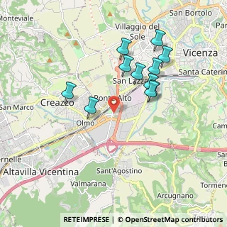 Mappa Quartiere Fieristico di Vicenza, 36100 Vicenza VI, Italia (1.72)