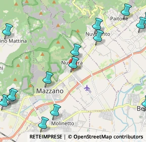 Mappa Via Quarena, 25080 Nuvolera BS, Italia (3.03067)