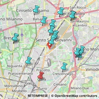 Mappa Via XXIV Maggio, 20099 Sesto San Giovanni MI, Italia (2.224)