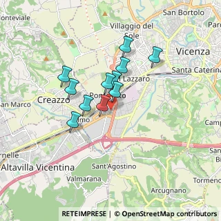 Mappa Via dell’Oreficeria, 36100 Vicenza VI, Italia (1.30909)