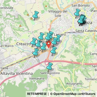 Mappa Via dell’Oreficeria, 36100 Vicenza VI, Italia (2.073)
