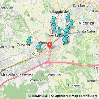 Mappa Via dell’Oreficeria, 36100 Vicenza VI, Italia (1.69182)