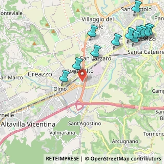 Mappa Via dell’Oreficeria, 36100 Vicenza VI, Italia (2.75333)