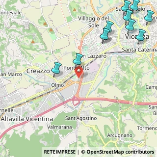 Mappa Via dell’Oreficeria, 36100 Vicenza VI, Italia (3.07818)