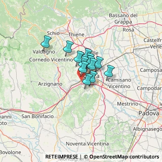 Mappa Via dell’Oreficeria, 36100 Vicenza VI, Italia (7.06769)