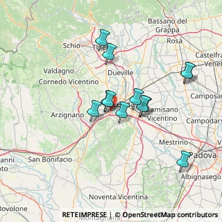 Mappa Via della Meccanica, 36100 Vicenza VI, Italia (12.50833)