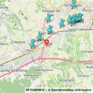 Mappa Via della Meccanica, 36100 Vicenza VI, Italia (2.6025)