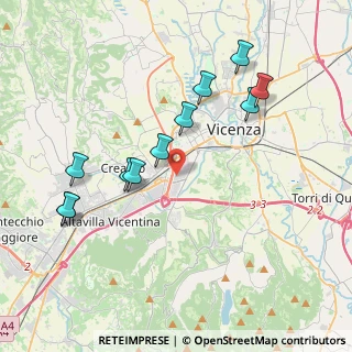 Mappa Via della Meccanica, 36100 Vicenza VI, Italia (3.99909)
