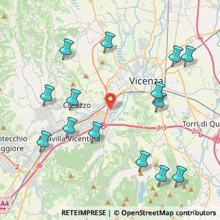 Mappa Via della Meccanica, 36100 Vicenza VI, Italia (5.10143)