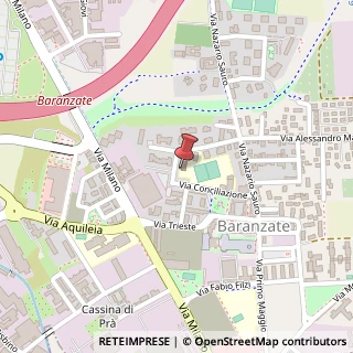 Mappa Via Tonale, 18, 20021 Baranzate (MI) MI, Italia, 20021 Baranzate, Milano (Lombardia)