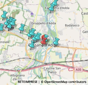 Mappa Via Giuseppe Mazzini, 20062 Cassano d'Adda MI, Italia (2.37)