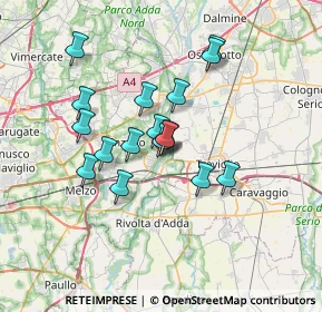 Mappa Via Giuseppe Mazzini, 20062 Cassano d'Adda MI, Italia (5.51941)