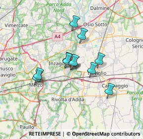 Mappa Via Giuseppe Mazzini, 20062 Cassano d'Adda MI, Italia (4.92364)