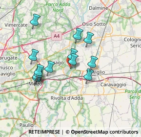 Mappa Via Giuseppe Mazzini, 20062 Cassano d'Adda MI, Italia (6.19923)