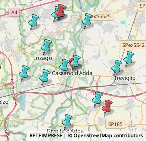 Mappa Via Giuseppe Mazzini, 20062 Cassano d'Adda MI, Italia (4.554)