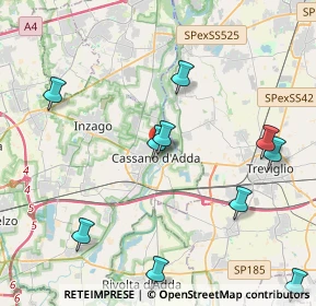 Mappa Via Giuseppe Mazzini, 20062 Cassano d'Adda MI, Italia (5.45667)