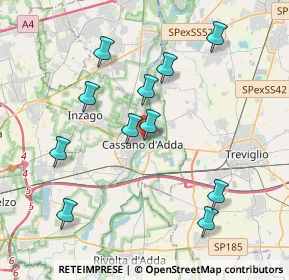 Mappa Via Giuseppe Mazzini, 20062 Cassano d'Adda MI, Italia (3.90182)