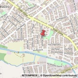 Mappa Via G. Rossini, 18, 36051 Creazzo, Vicenza (Veneto)