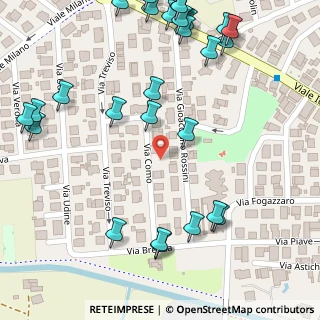 Mappa Via G. Rossini, 36051 Creazzo VI, Italia (0.175)