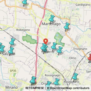 Mappa Via Mulino, 30030 Martellago VE, Italia (3.3935)